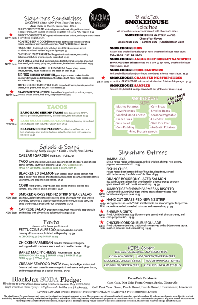 JAXX 2026 Spring Menu Combined V1 2